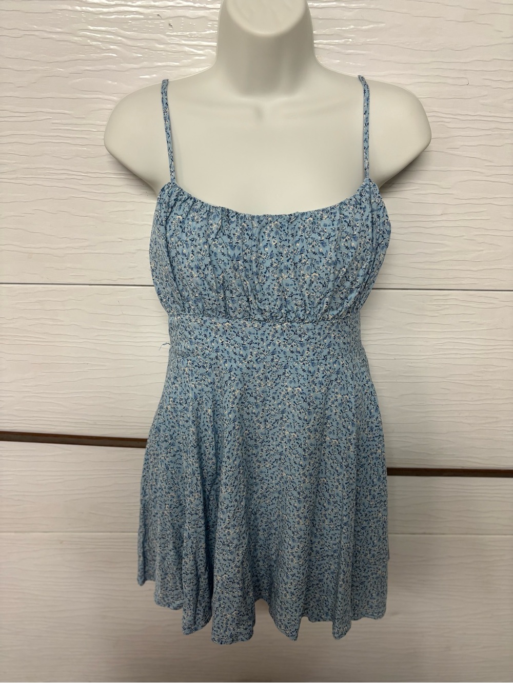 Lt. Blue Floral Spaghetti Strap Sundress from streetwear Society at urban planet